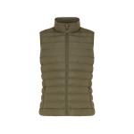 Iqoniq Meru women recycled polyester bodywarmer, khaki Khaki | M