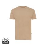 Iqoniq Manuel recycled cotton t-shirt undyed, heather brown Heather brown | XS