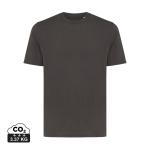 Iqoniq Sierra lightweight recycled cotton t-shirt, anthracite Anthracite | XS