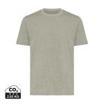 Iqoniq Sierra lightweight recycled cotton t-shirt, Undyed light green Undyed light green | XS