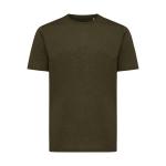 Iqoniq Sierra lightweight recycled cotton t-shirt, khaki Khaki | XXS