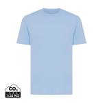 Iqoniq Sierra lightweight recycled cotton t-shirt, skyblue Skyblue | XS