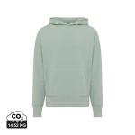 Iqoniq Yoho recycled cotton relaxed hoodie, iceberg green Iceberg green | XXS