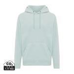 Iqoniq Trivor recycled polyester microfleece hoodie, iceberg green Iceberg green | XXS