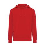 Iqoniq Rila Lightweight Hoodie aus recycelter Baumwolle, rot Rot | XXS