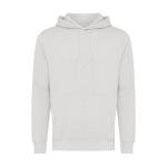 Iqoniq Rila lightweight recycled cotton hoodie, Undyed light gray Undyed light gray | XXS