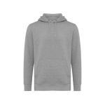 Iqoniq Rila Lightweight Hoodie aus recycelter Baumwolle, Ungefärbtes helles anthrazit Ungefärbtes helles anthrazit | XXS