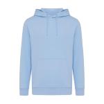 Iqoniq Rila lightweight recycled cotton hoodie, skyblue Skyblue | XXS