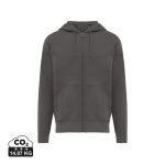 Iqoniq Abisko recycled cotton zip through hoodie, anthracite Anthracite | XXS