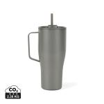 VINGA Eos Voyager 800ml Flasche aus RCS rec. Stainless-Steel Grau