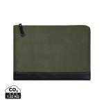 VINGA Marlow RCS recycled polyester 16" laptop sleeve, green Green, black