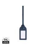 VINGA Baltimore RCS recycled polyester luggage tag Navy