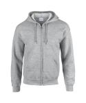 HB Zip Hooded Sweatshirt, Hellgrau Hellgrau | L