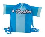 CreaDraw T Kids RPET custom drawstring bag for kids Aztec blue