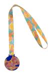 Subdal Colour custom medal Transparent blue