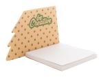 CreaStick Xmas Eco custom sticky notepad, Christmas tree Nature