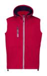 Seldon softshell bodywarmer vest, red Red | XS