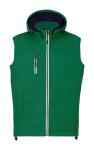 Seldon softshell bodywarmer vest, green Green | XS