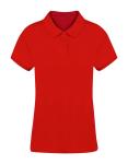 Koupan Damen Polo-Shirt, rot Rot | L