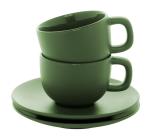 Caturra Plus cappuccino cup set Green