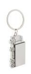 Basset truck keyring Silver