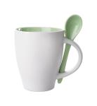 Spoon mug White/green