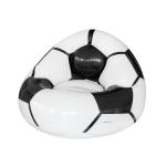 Inflatable football chair "Coach" Black