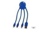 2087 | Xoopar Eco Octopus Charging cable Aztec blue