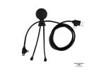 2089 | Xoopar Mr. Bio Long Power Delivery Cable with data transfer Black