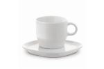 Tasse Viereck Teller Satellite 180ml Weiß