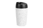 Sagaform Loke Travel Mug Splash 240ml White/black