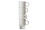 Sagaform Coffee & More Espresso Mug 4-pcs 100ml White