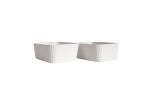 Sagaform Flora oven dish mini 2-pcs White