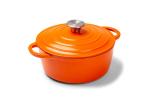 Orrefors Jernverk Enamelled Iron Pan 2.8L Orange