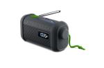 MH-08 | Muse radio bluetooth speaker with solar and wind-up mechanism Black