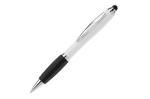 Ball pen Hawaï stylus hardcolour White/black