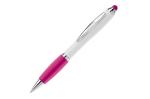 Kugelschreiber Hawaï Stylus weiß Rosa/weiß