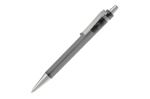 Ball pen Antarctica metal clip Transparent black