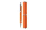 Aluminum ball pen in a tube Orange