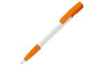 Nash ball pen rubber grip hardcolour Orange/white