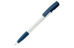 Nash ball pen rubber grip hardcolour White/blue