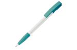 Nash ball pen rubber grip hardcolour Turquoise/white