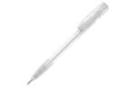 Nash ball pen rubber grip transparent, white White,transparent