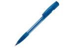 Nash ball pen rubber grip transparent Transparent blue