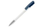 Nash ball pen metal tip hardcolour White/blue