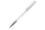 Nash ball pen metal tip transparent, white White,transparent