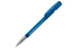 Nash ball pen metal tip transparent Transparent blue