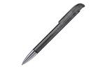 Ball pen Atlas transparent metal tip Transparent black