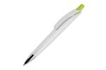 Ball pen Riva hardcolour White/green