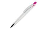 Ball pen Riva hardcolour Pink/white